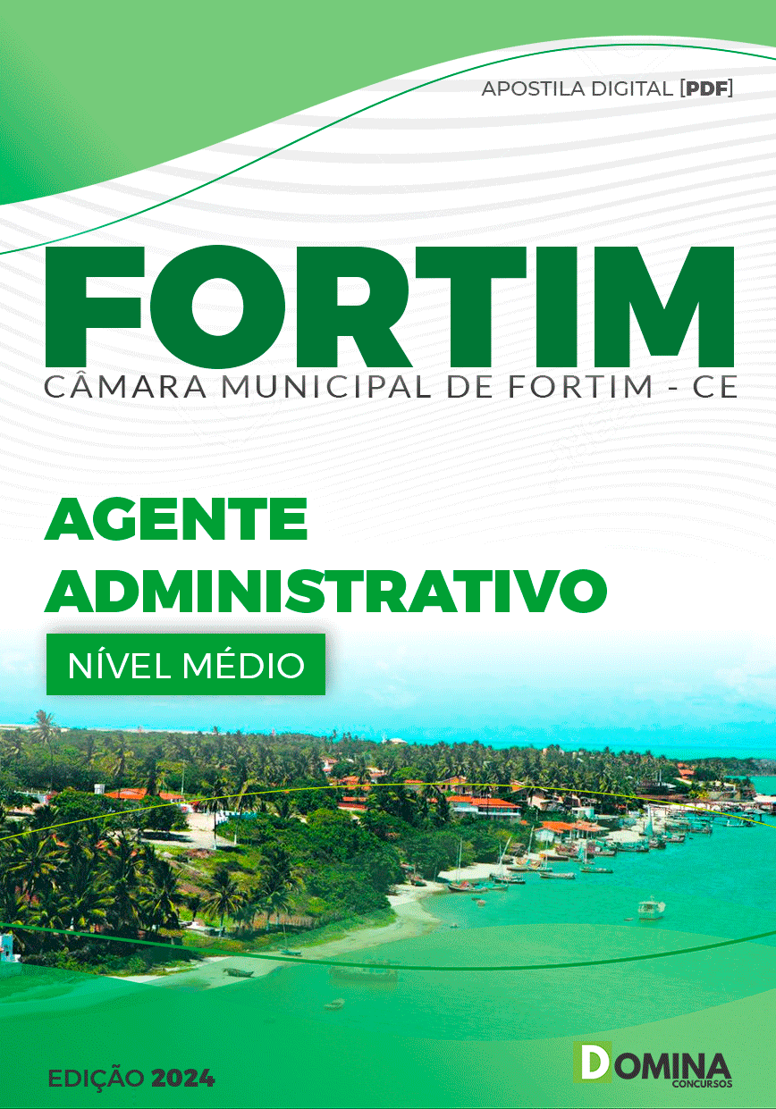 Apostila Câmara Fortim CE 2024 Auxiliar Administrativo