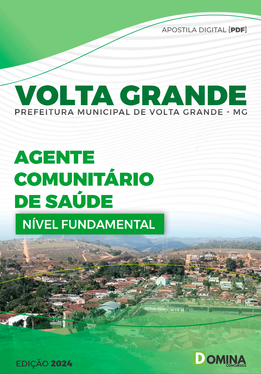 Apostila Agente Comunitário de Saúde Volta Grande MG 2024