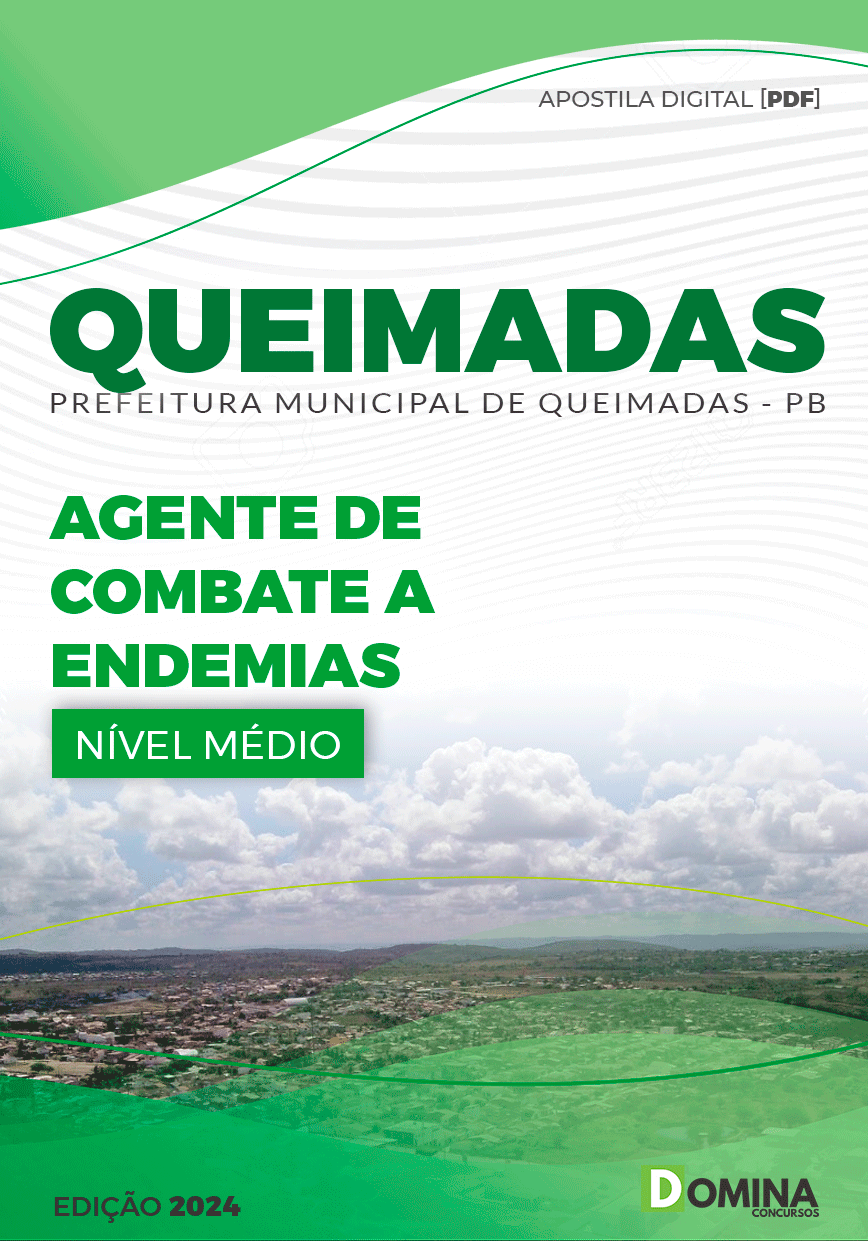 Apostila Queimadas PB 2024 Agente De Endemias