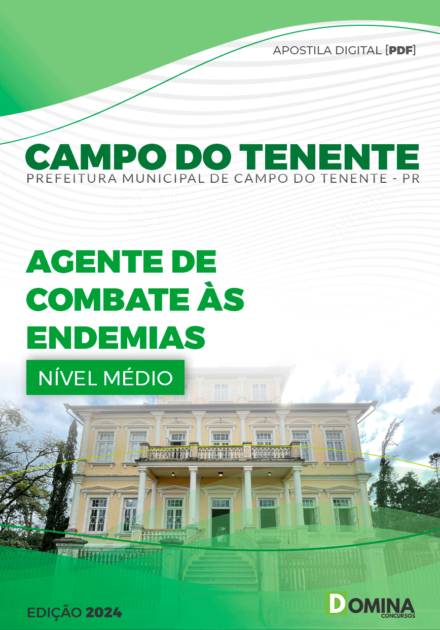 Apostila Agente Combate às Endemias Campo Tenente PR 2024