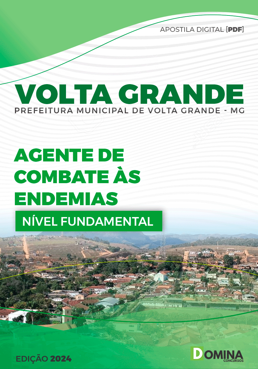 Apostila Agente Combate às Endemias Volta Grande MG 2024