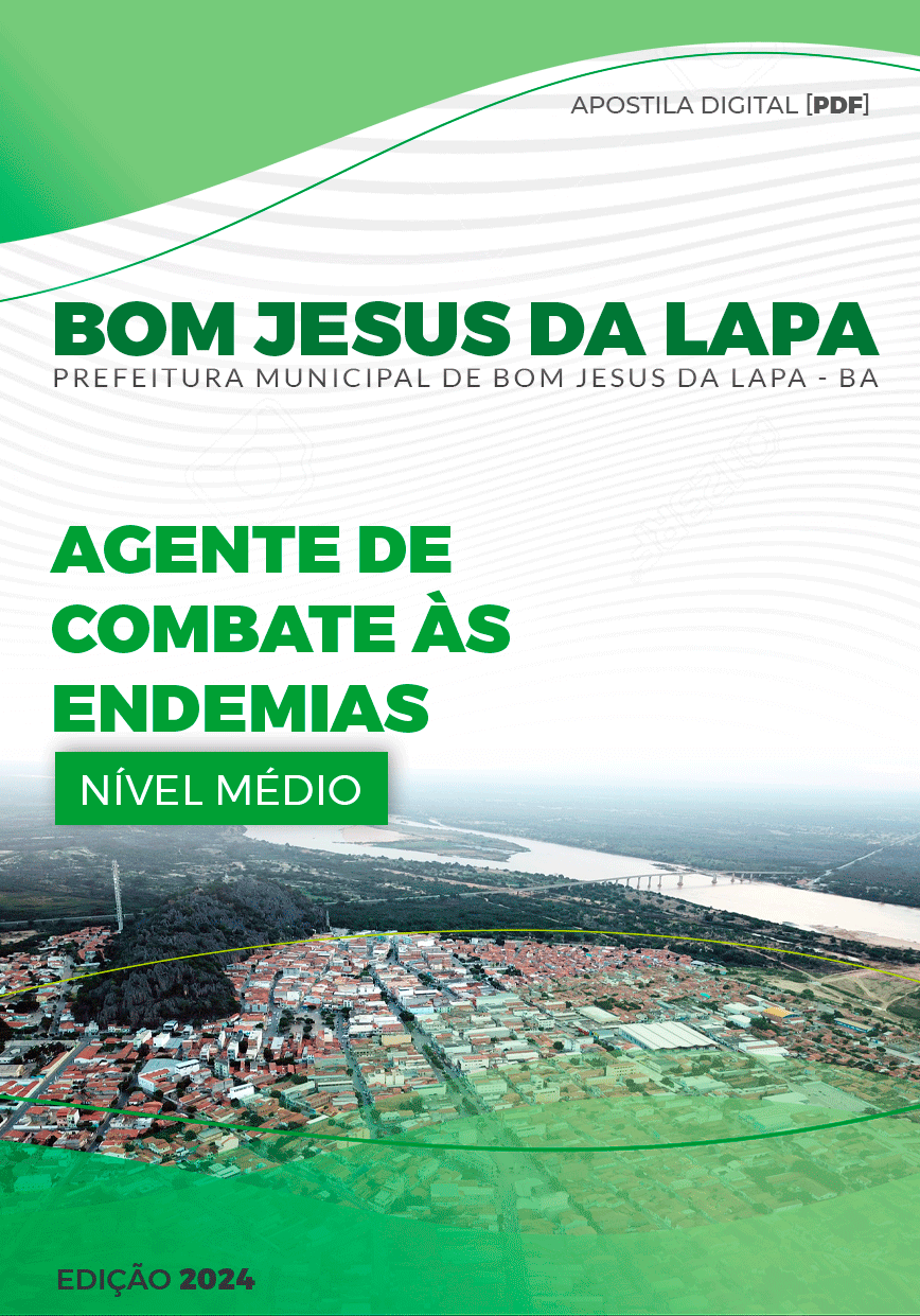Apostila Agente Combate Endemias Bom Jesus da Lapa BA 2024