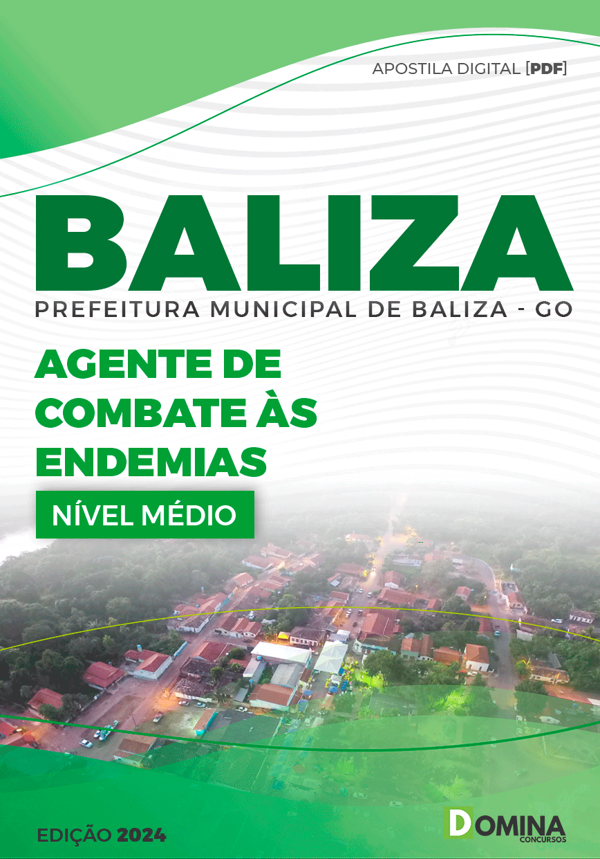 Apostila Agente de Combate às Endemias Baliza GO 2024