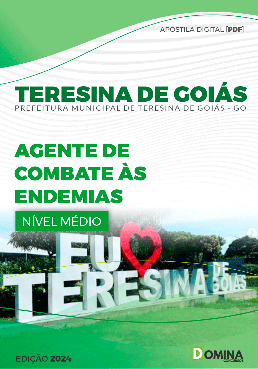 Apostila Agente Combate à Endemias Teresina de Goiás GO 2024