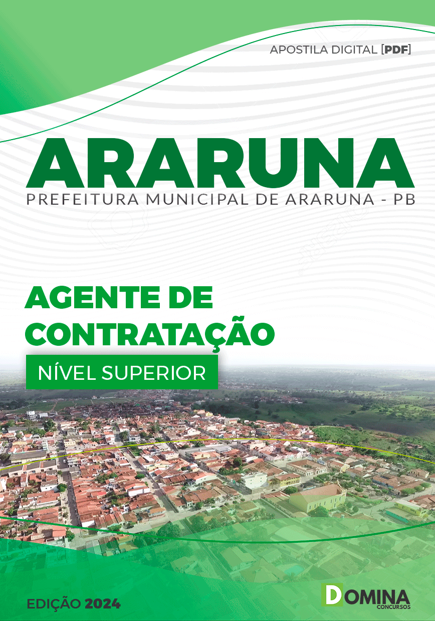 Apostila Agente de Contratação Araruna PB 2024