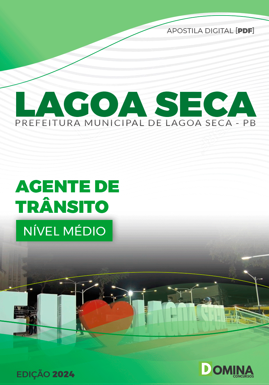 Apostila Lagoa Seca PB 2024 Agente de Trânsito