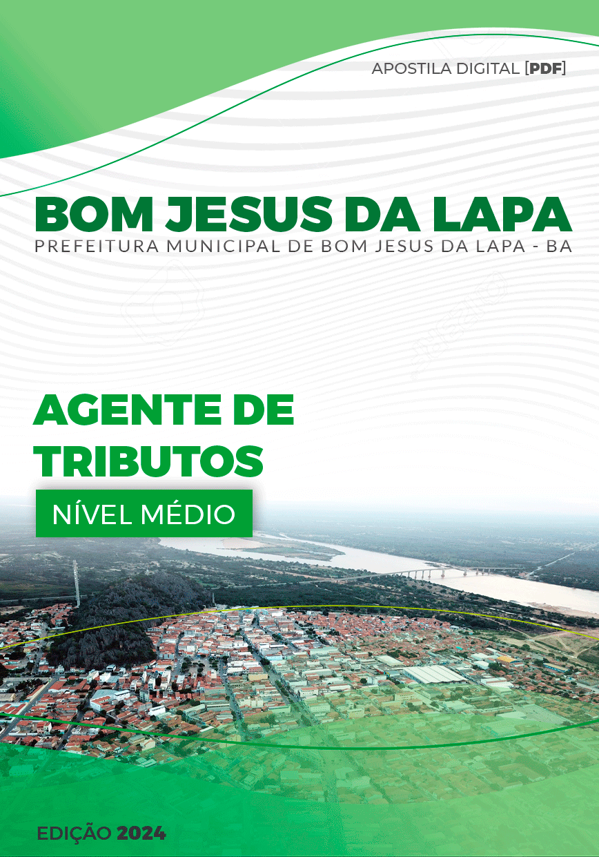 Apostila Agente de Tributos Bom Jesus da Lapa BA 2024