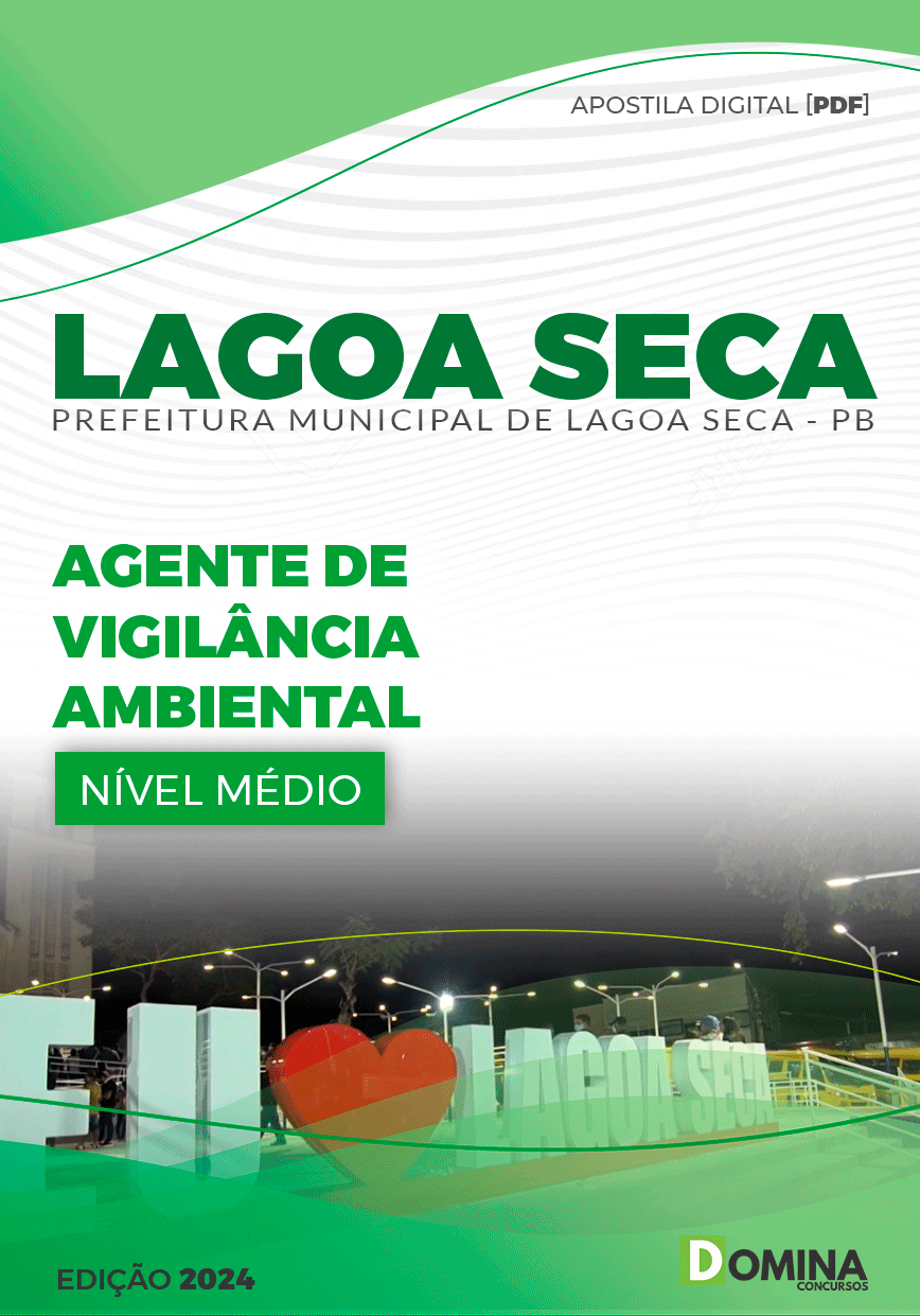 Apostila Lagoa Seca PB 2024 Agente de Vigilância Ambiental