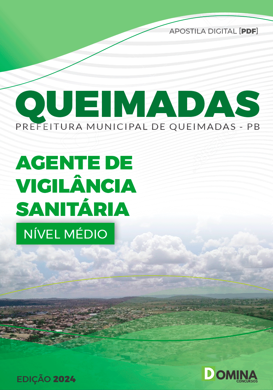 Apostila Queimadas PB 2024 Agente De Vigilância Sanitária