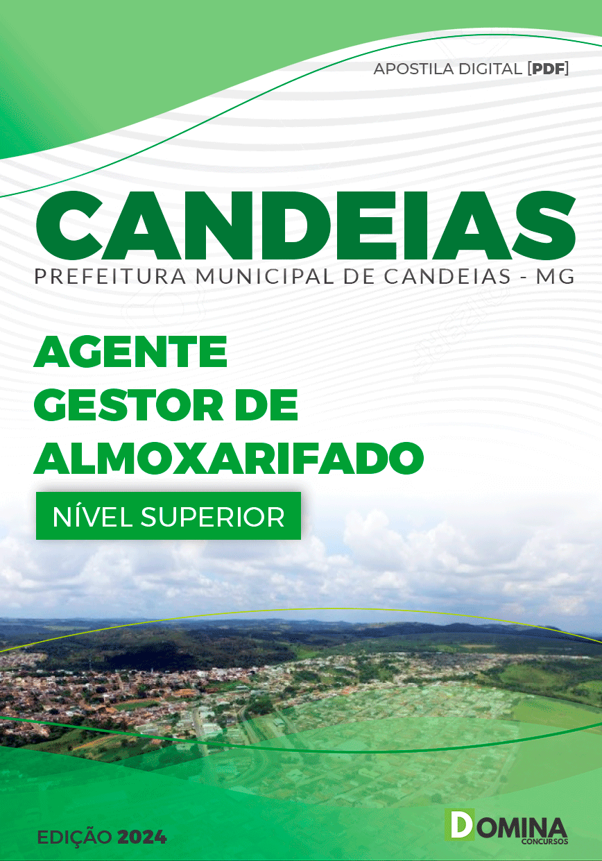 Apostila Agente Gestor de Almoxarifado Candeias MG 2024