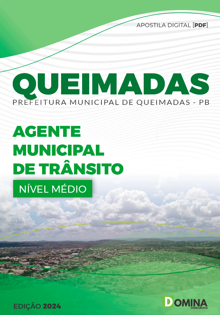 Apostila Queimadas PB 2024 Agente Municipal De Trânsito