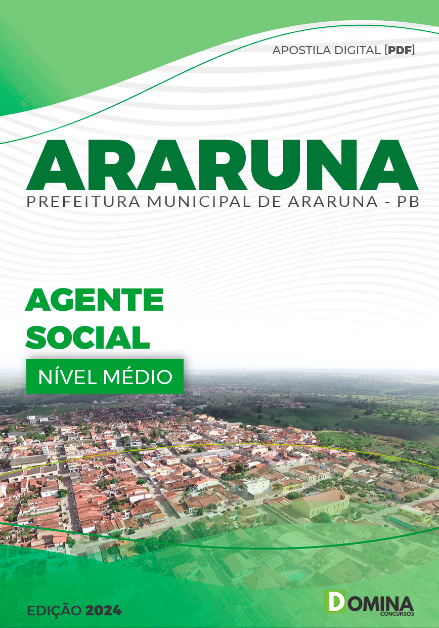 Apostila Agente Social Araruna PB 2024