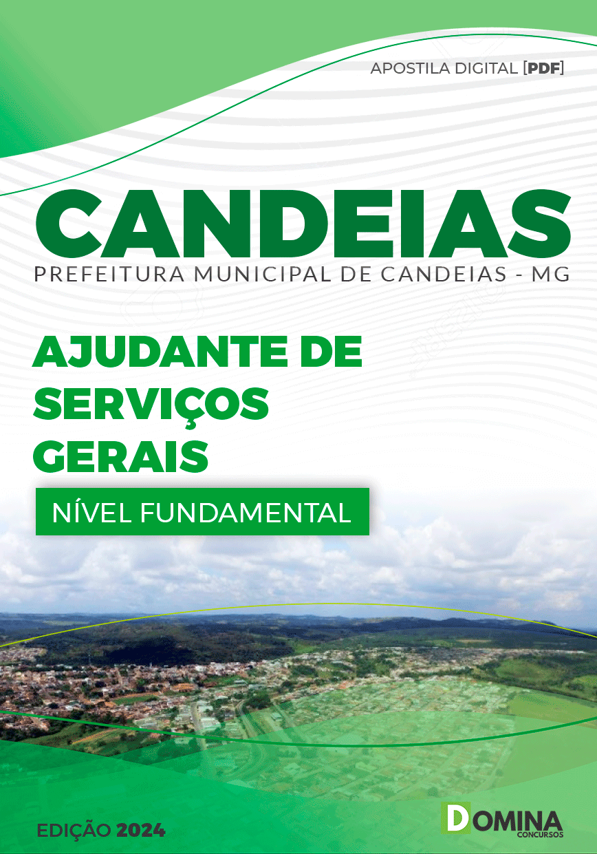 Apostila Ajudante de Serviços Gerais Candeias MG 2024