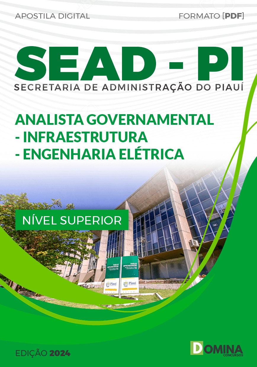 Apostila SEAD PI 2024 Analista Gov Engenharia Elétrica