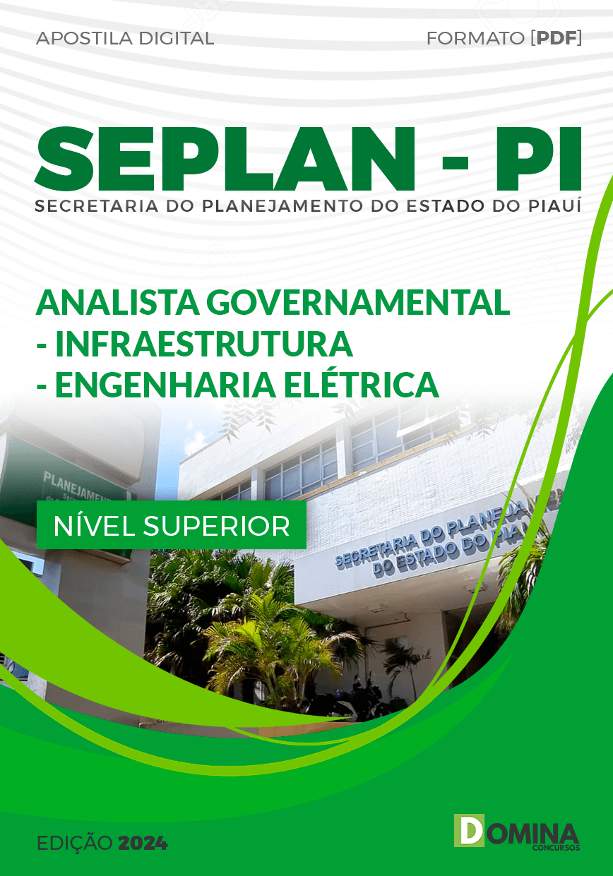 Apostila SEPLAN PI 2024 Analista Gov Engenharia Elétrica