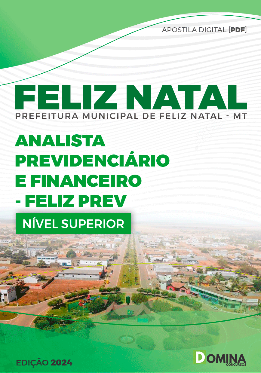 Apostila Feliz Natal MT 2024 Analista Previdenciário e Financeiro