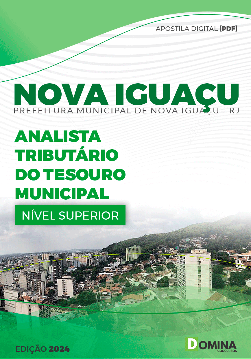 Apostila Nova Iguaçu RJ 2024 Analista Tributário Tesouro Municipal