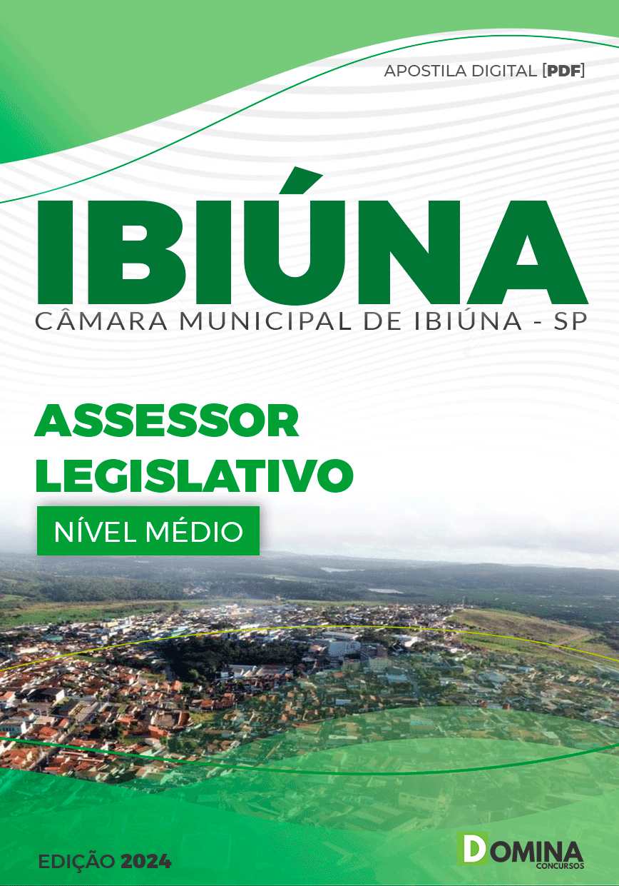 Apostila Câmara Ibiúna SP 2024 Assessor Legislativo
