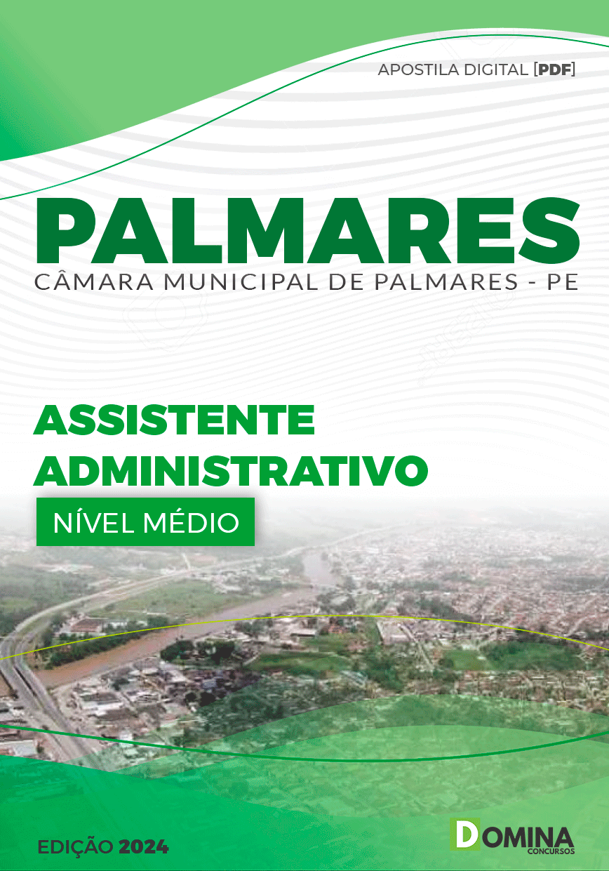 Apostila Câmara Palmares PE 2024 Assistente Administrativo