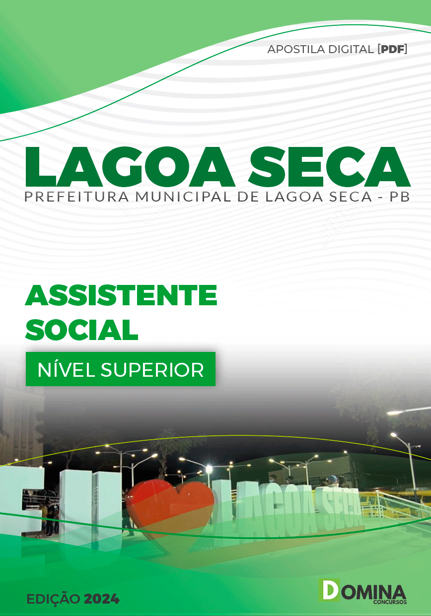 Apostila Lagoa Seca PB 2024 Assistente Social