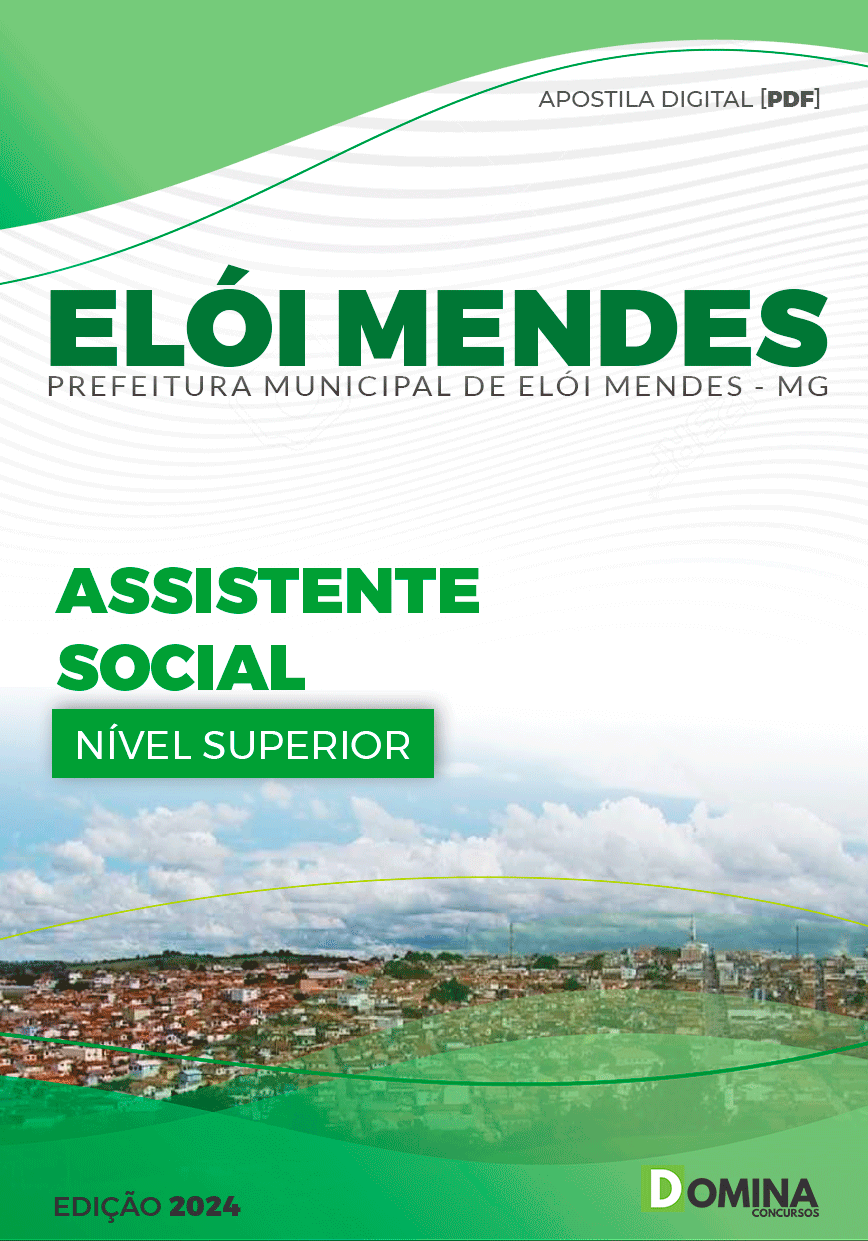 Apostila Elói Mendes MG 2024 Assistente Social