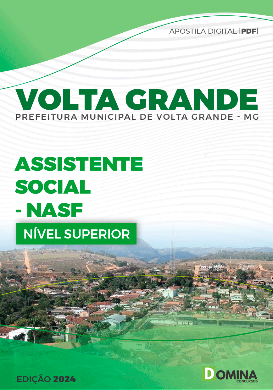 Apostila Assistente Social Volta Grande MG 2024