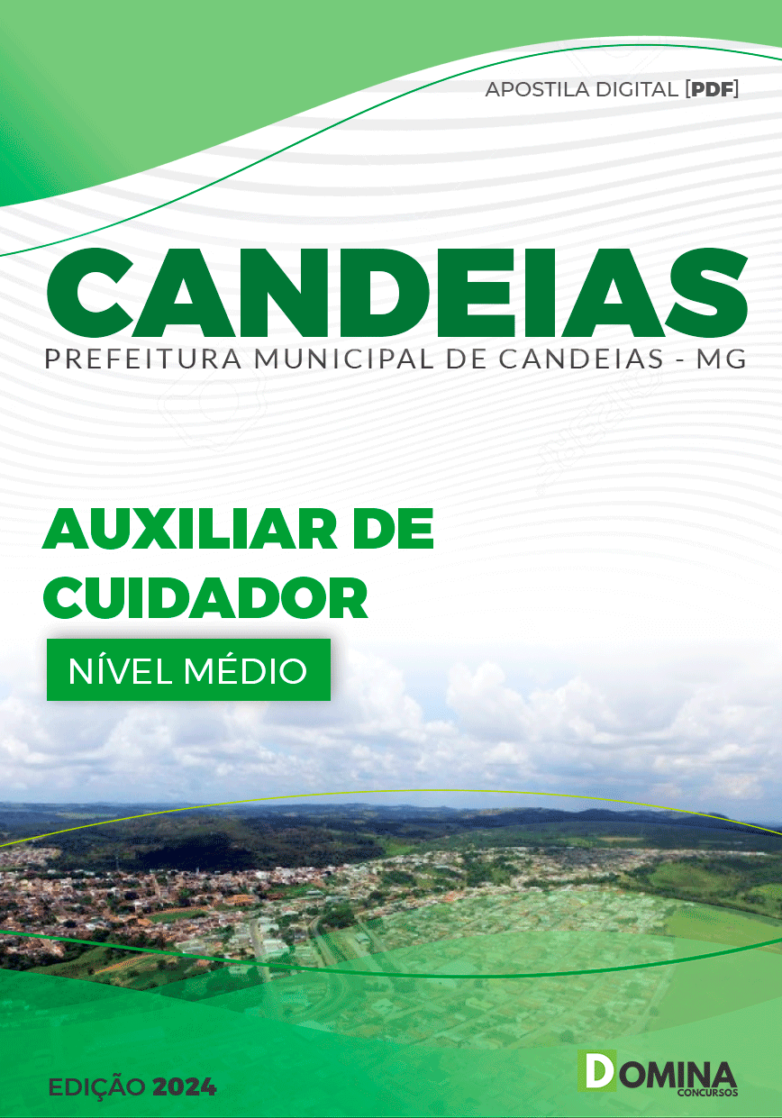 Apostila Auxiliar de Cuidador Candeias MG 2024
