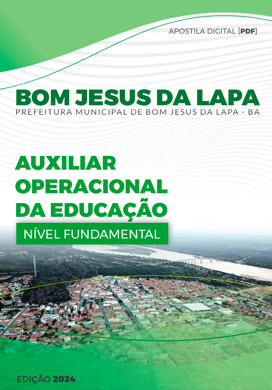 Apostila Aux Operacional Educação Bom Jesus da Lapa BA 2024