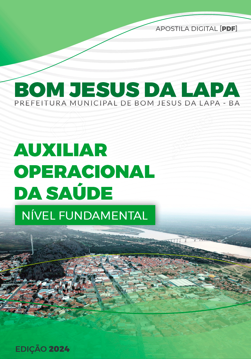 Apostila Aux Operacional da Saúde Bom Jesus da Lapa BA 2024