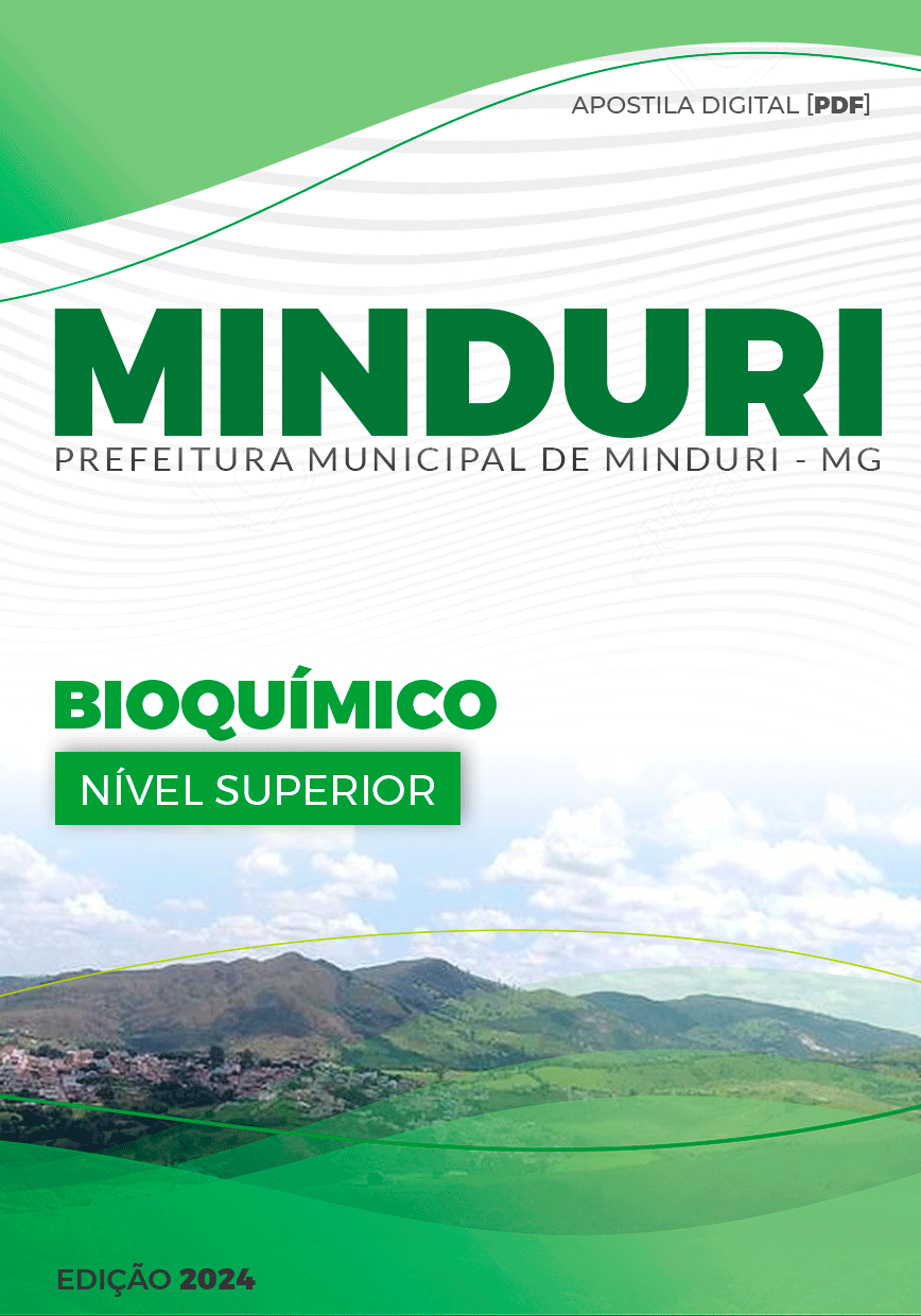 Apostila Minduri MG 2024 Bioquímico