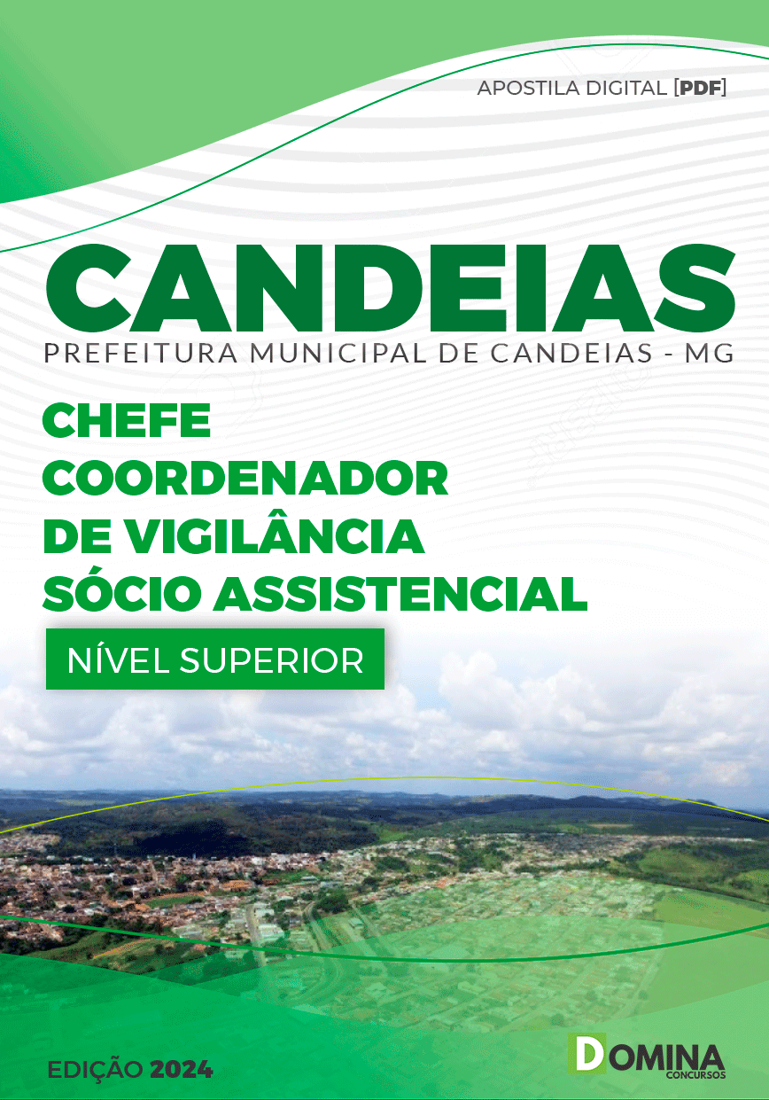 Apostila Chefe de Vigilância Sócio Assistencial Candeias MG 2024