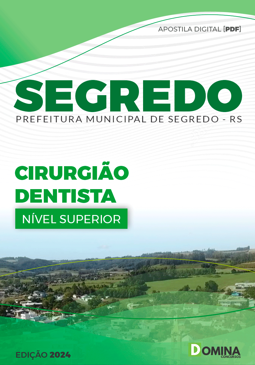 Apostila Segredo RS 2024 Cirurgião Dentista