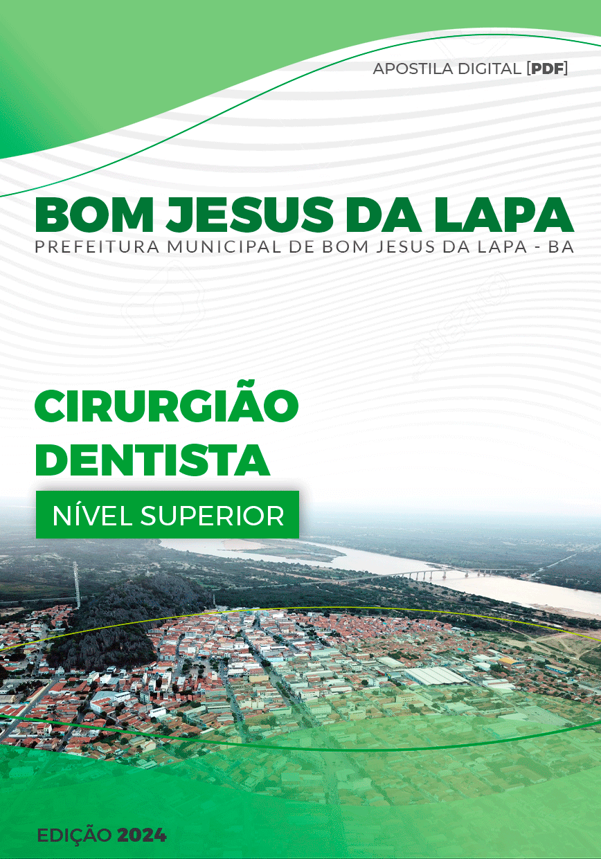 Apostila Cirurgião Dentista Bom Jesus da Lapa BA 2024