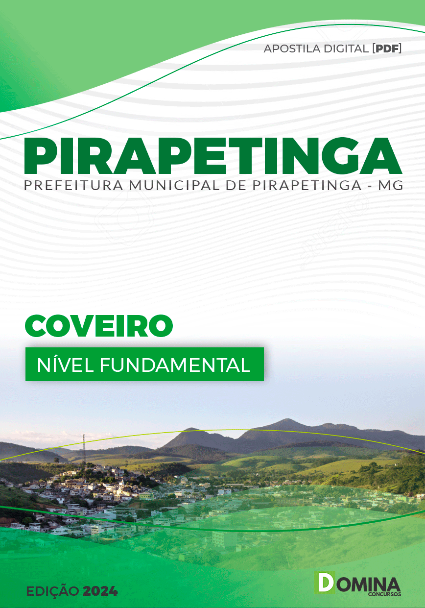 Apostila Pirapetinga MG 2024 Coveiro