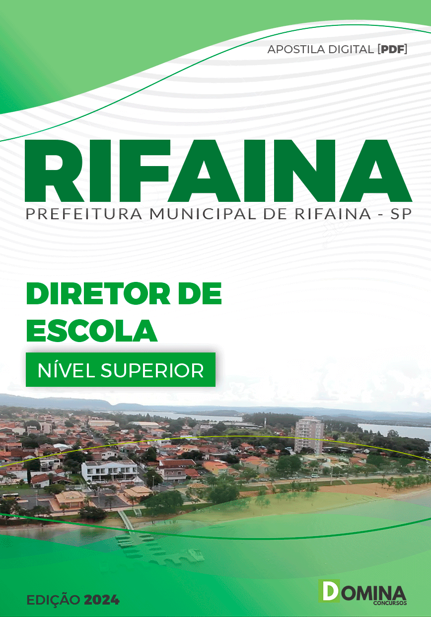 Apostila Rifaina SP 2024 Diretor De Escola