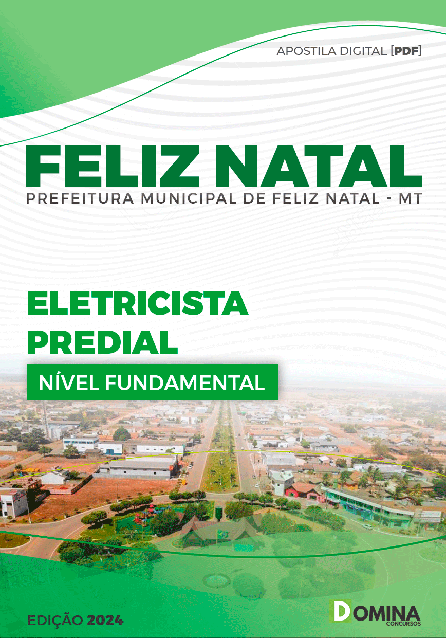 Apostila Feliz Natal MT 2024 Eletricista Predial