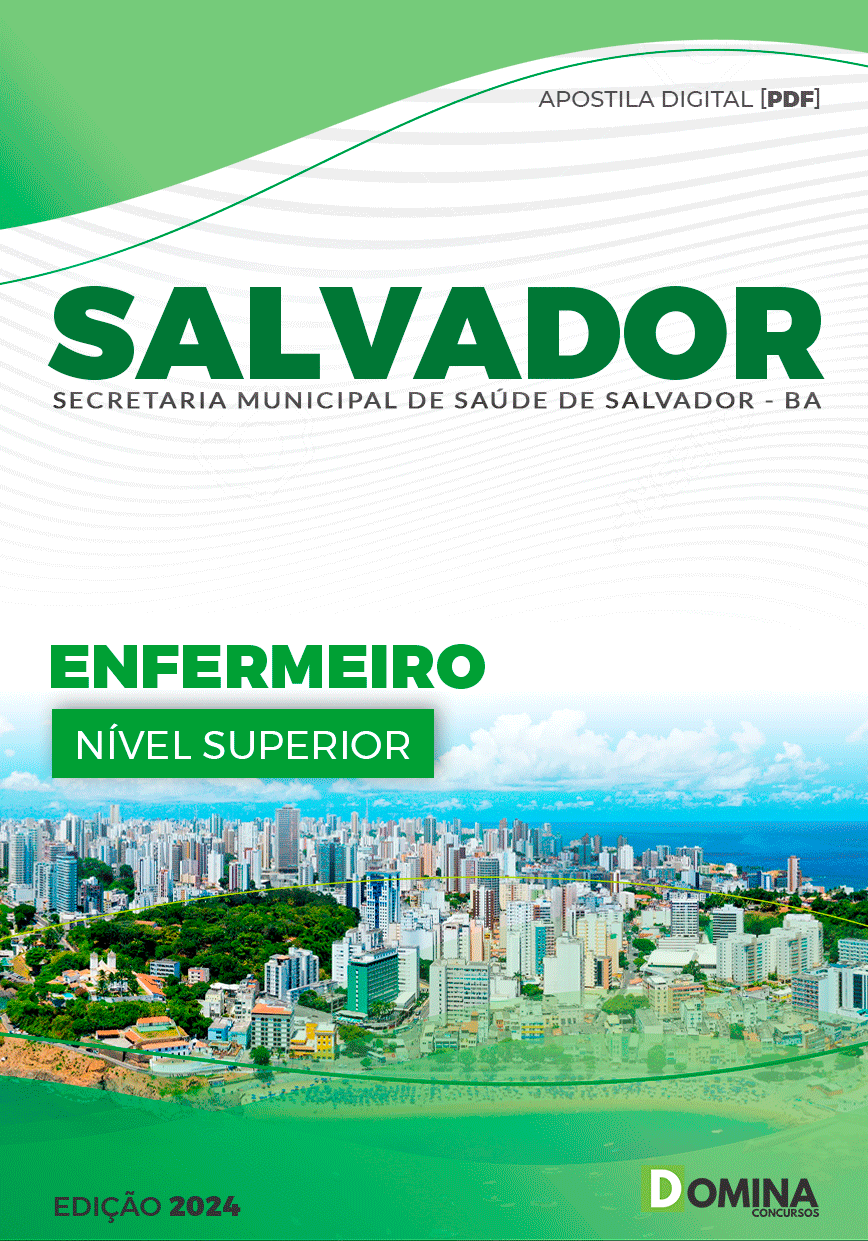 Apostila SMS Salvador BA 2024 Profissional Atend Integrado Enfermeiro