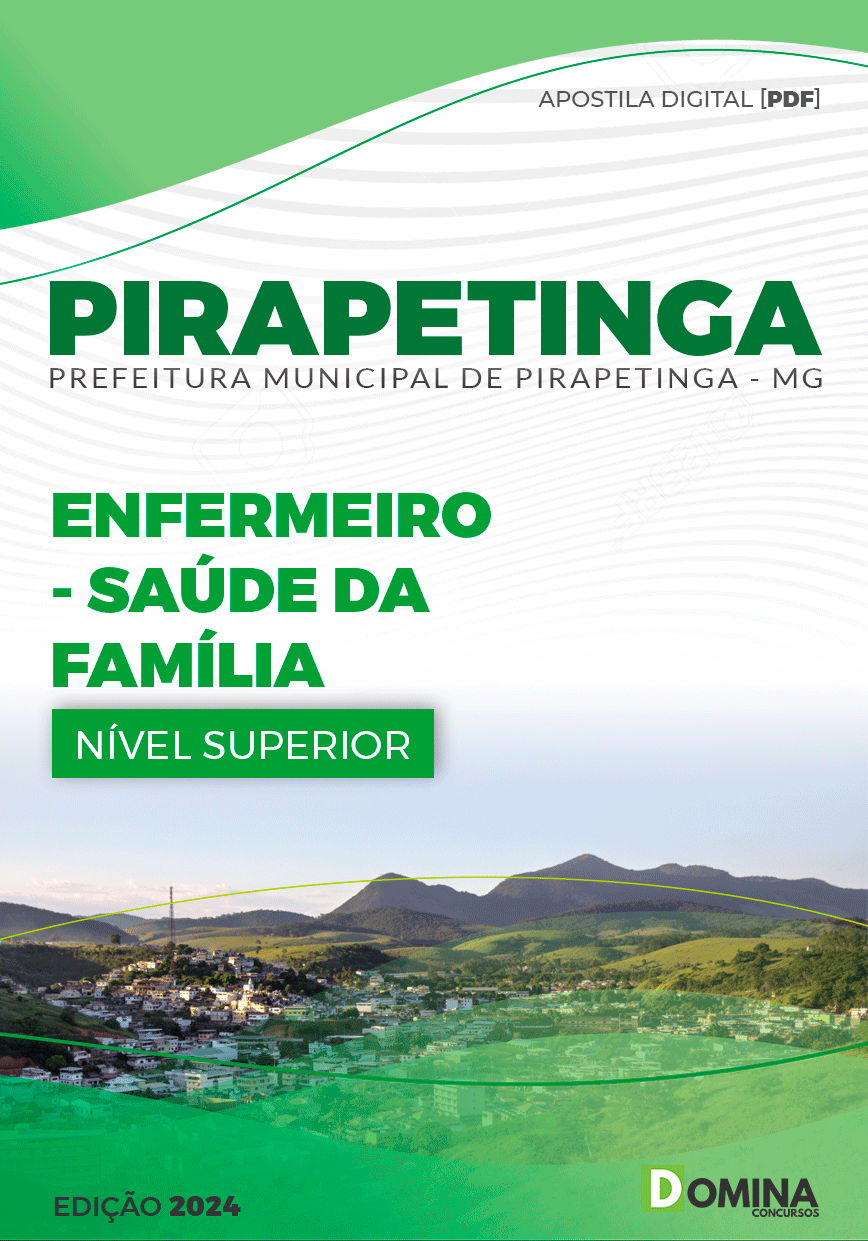 Apostila Pirapetinga MG 2024 Enfermeiro De Saúde Da Família