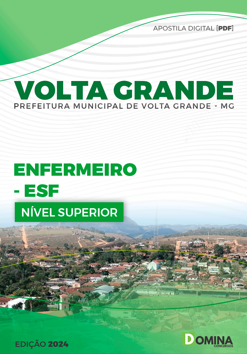 Apostila Enfermeiro Volta Grande MG 2024