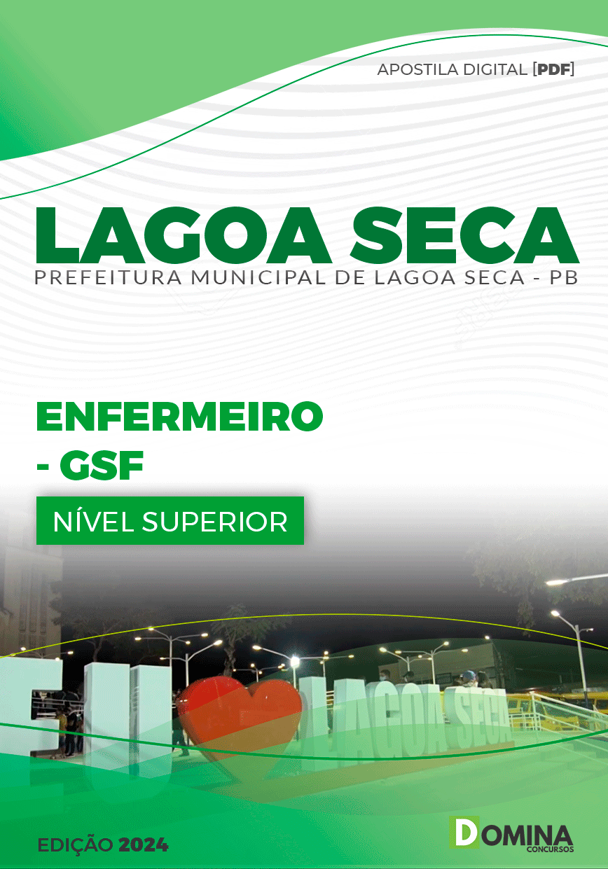 Apostila Lagoa Seca PB 2024 Enfermeiro GSF