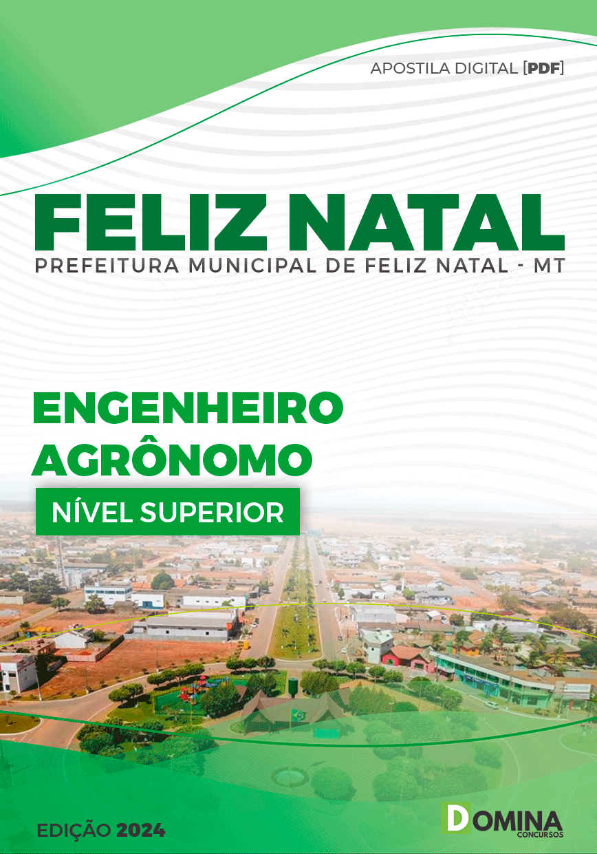 Apostila Feliz Natal MT 2024 Engenheiro Agrônomo