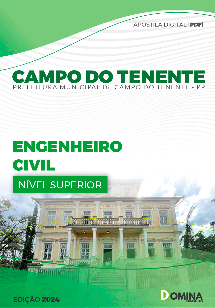 Apostila Engenheiro Civil Campo Tenente PR 2024