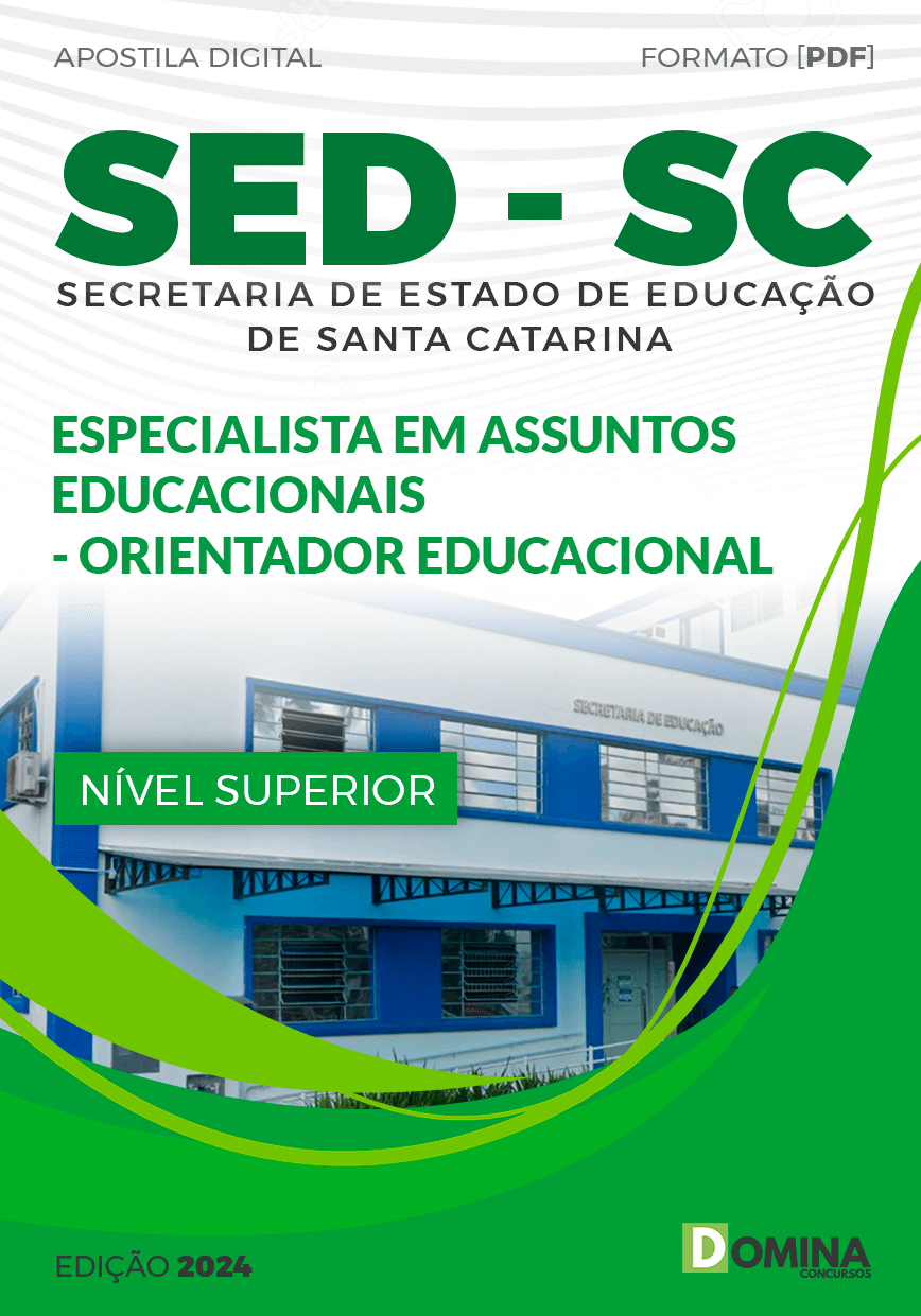 Apostila Orientador Educacional SED SC 2024