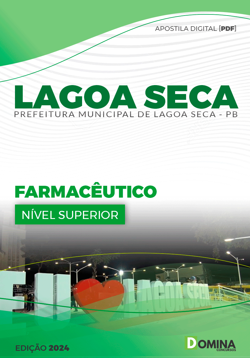 Apostila Lagoa Seca PB 2024 Farmacêutico