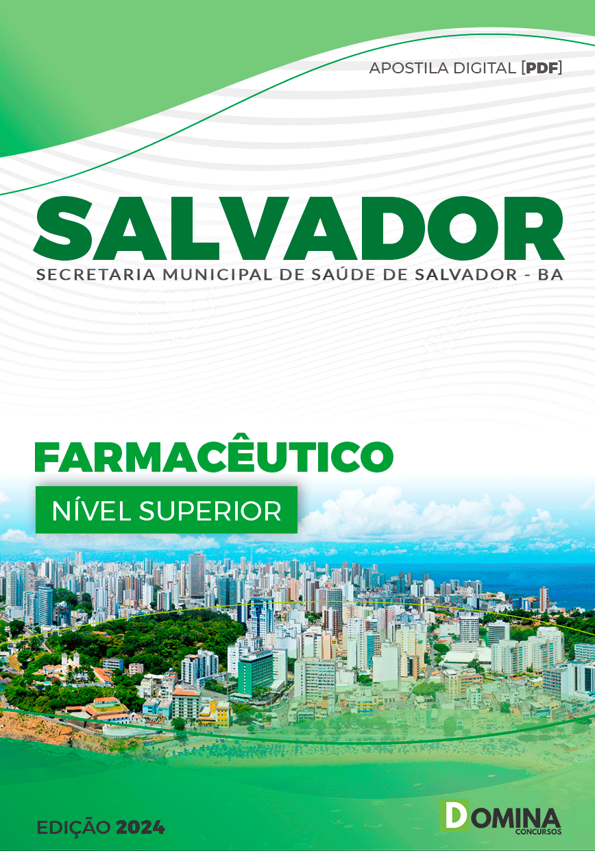 Apostila SMS Salvador BA 2024 Profissional Atend Integrado Farmacêutico