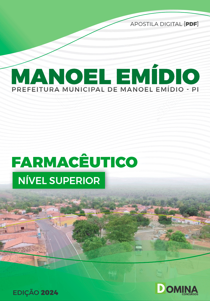 Apostila Manoel Emídio PI 2024 Farmacêutico