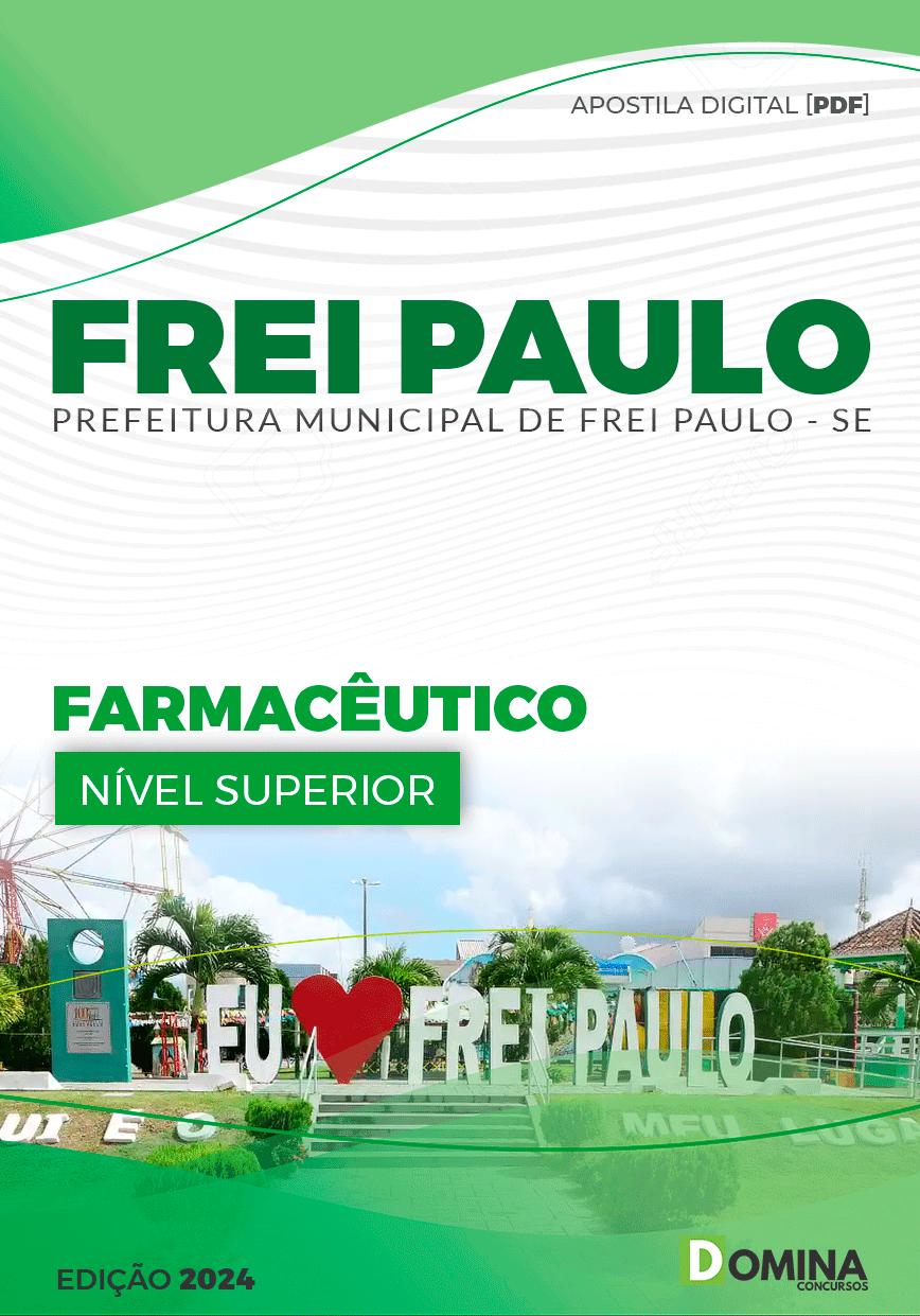 Apostila Prefeitura Frei Paulo SE 2024 Farmacêutico