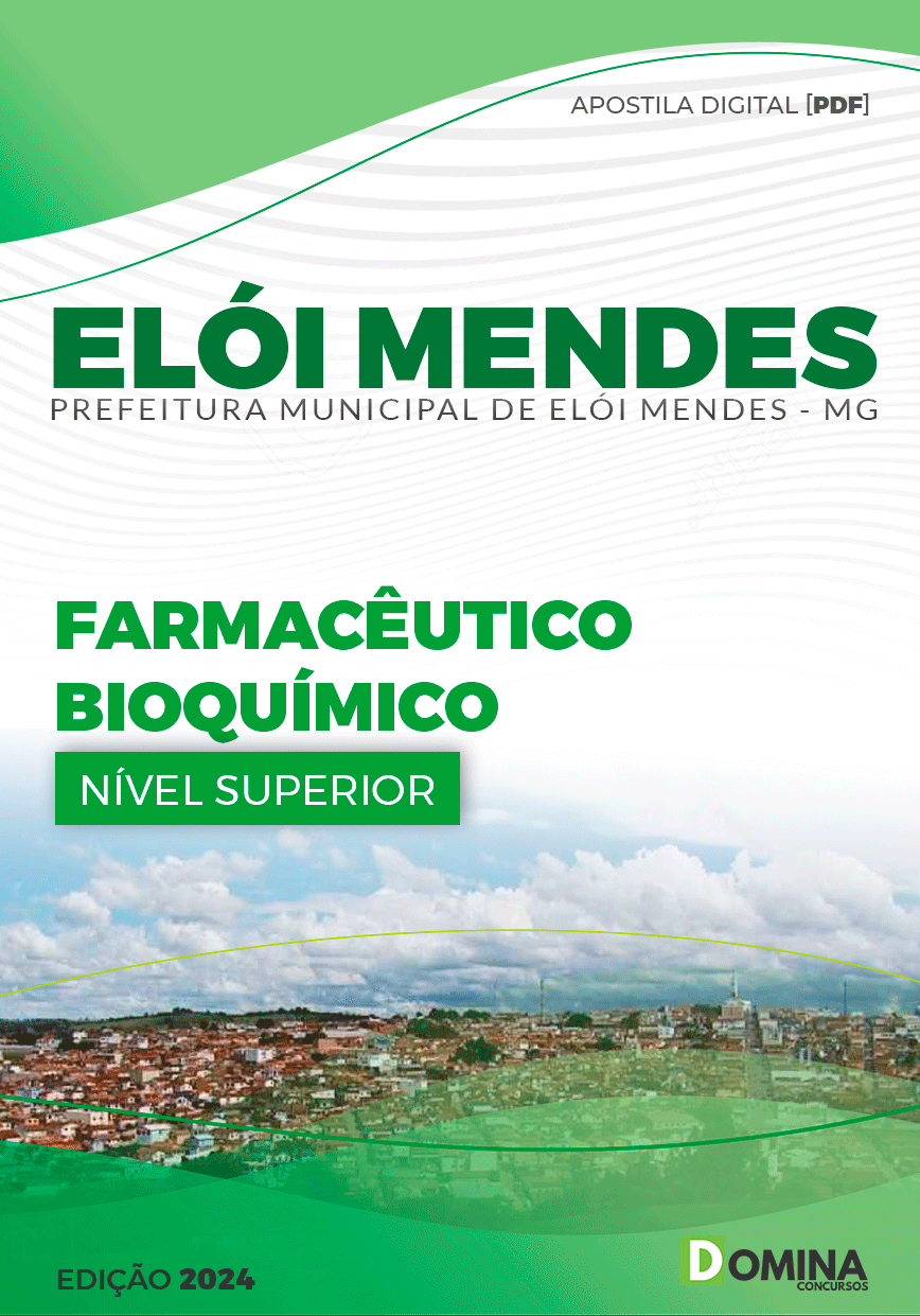 Apostila Elói Mendes MG 2024 Farmacêutico Bioquímico