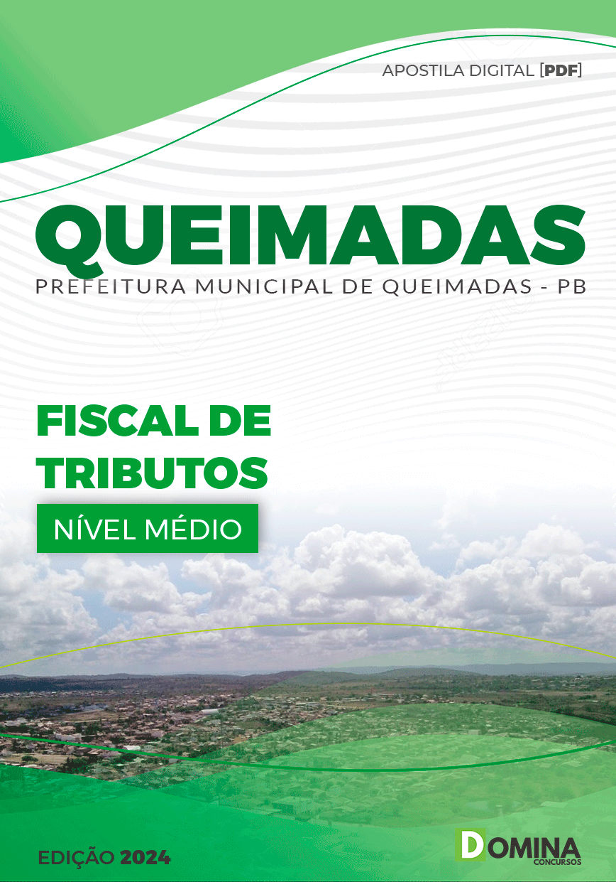 Apostila Queimadas PB 2024 Fiscal De Tributos