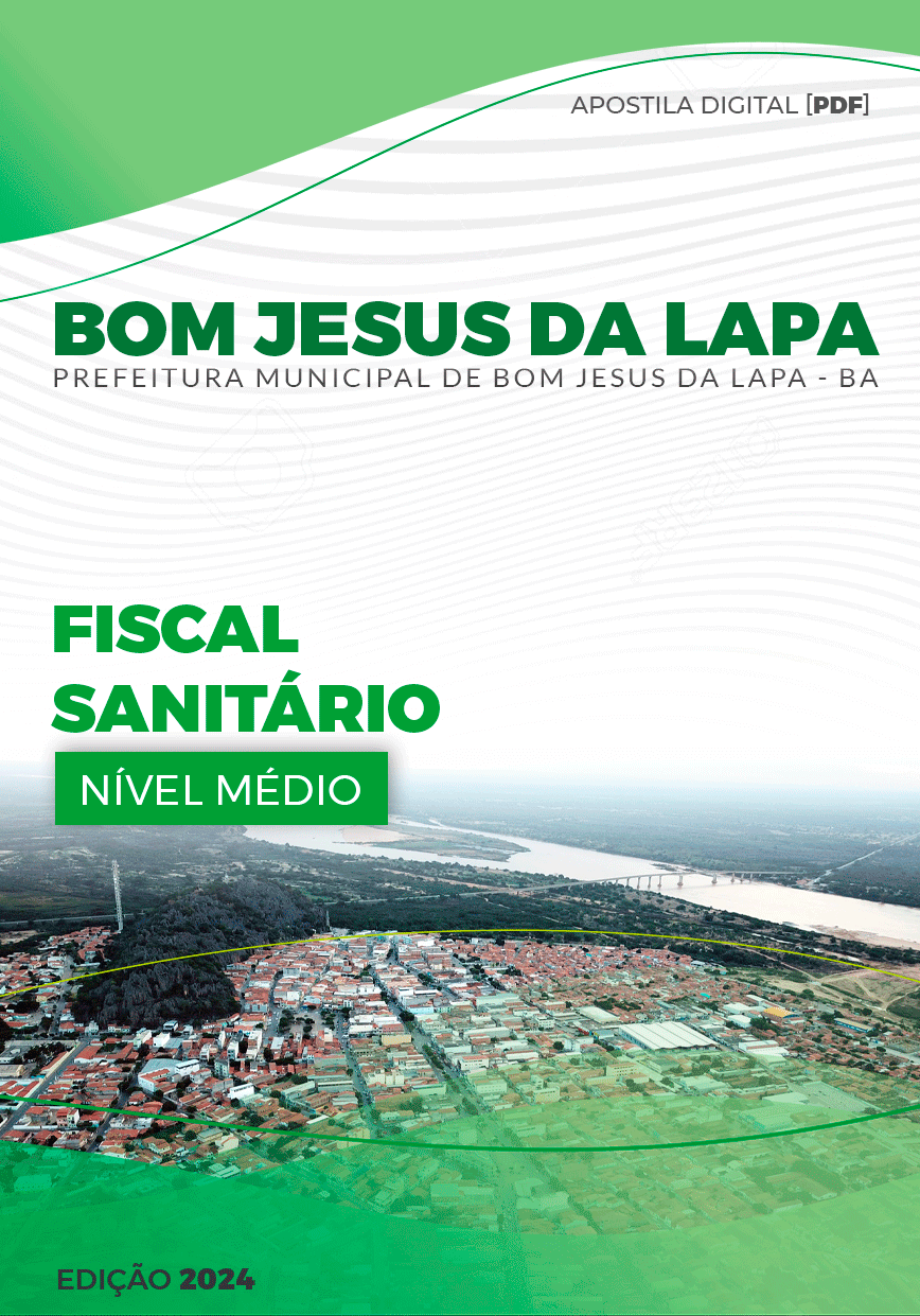 Apostila Fiscal Sanitário Bom Jesus da Lapa BA 2024